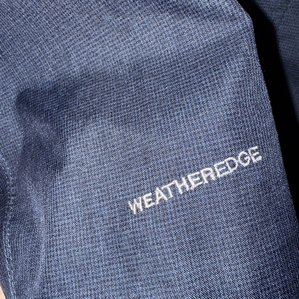 Eddie Bauer Weatheredge Rain Coat Hooded Blue Gray Women's M Zipper & Snap Close - Picture 6 of 6